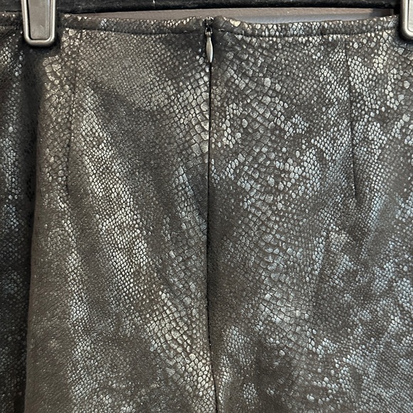 Preowned, washed Metallic Lavish Snakeskin Mini Skort size small - Picture 5 of 7